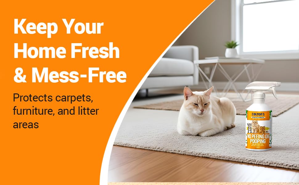 Colton's Naturals multi-surface application proves versatility on carpets, patios, and kennels.