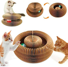 Comasua Cardboard Cat Scratcher with durable corrugated board for scratching