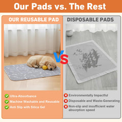 Comasua Forever Pad gray XS absorbency demo for quick dampness control