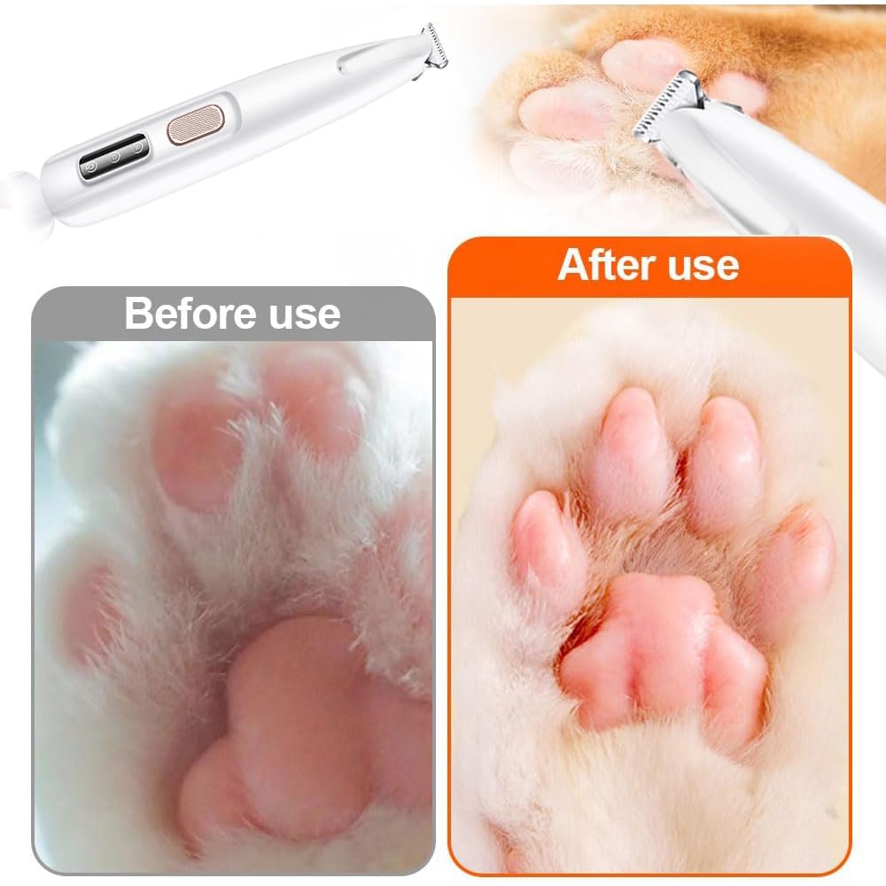 Comasua LED-display paw trimmer shows status for easy operation.
