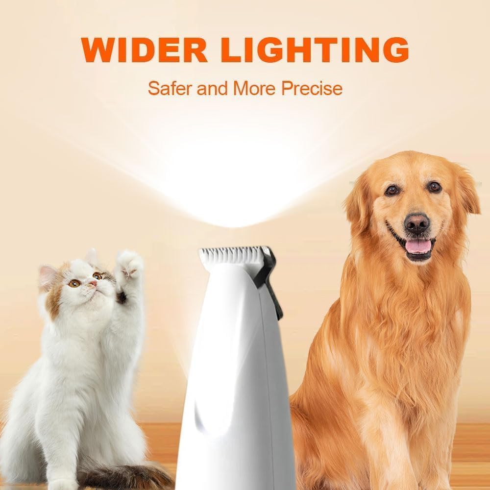 Comasua Paw Trimmer blade close-up highlights 18mm blade for efficiency.