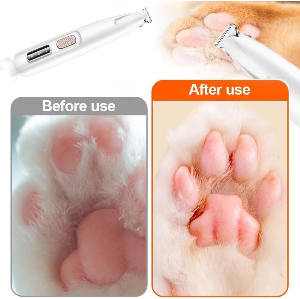 Comasua waterproof design withstands bath-time splashes during grooming sessions.