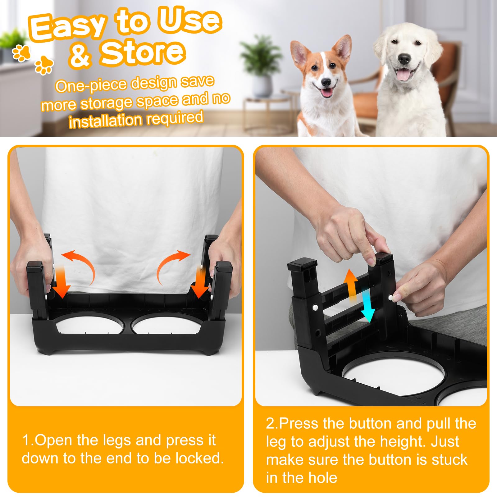 COMESOON dishwasher-safe, detachable bowls simplify cleaning and reuse