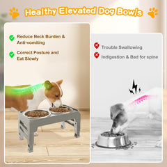 COMESOON anti-slip feet keep the stand stable during meals