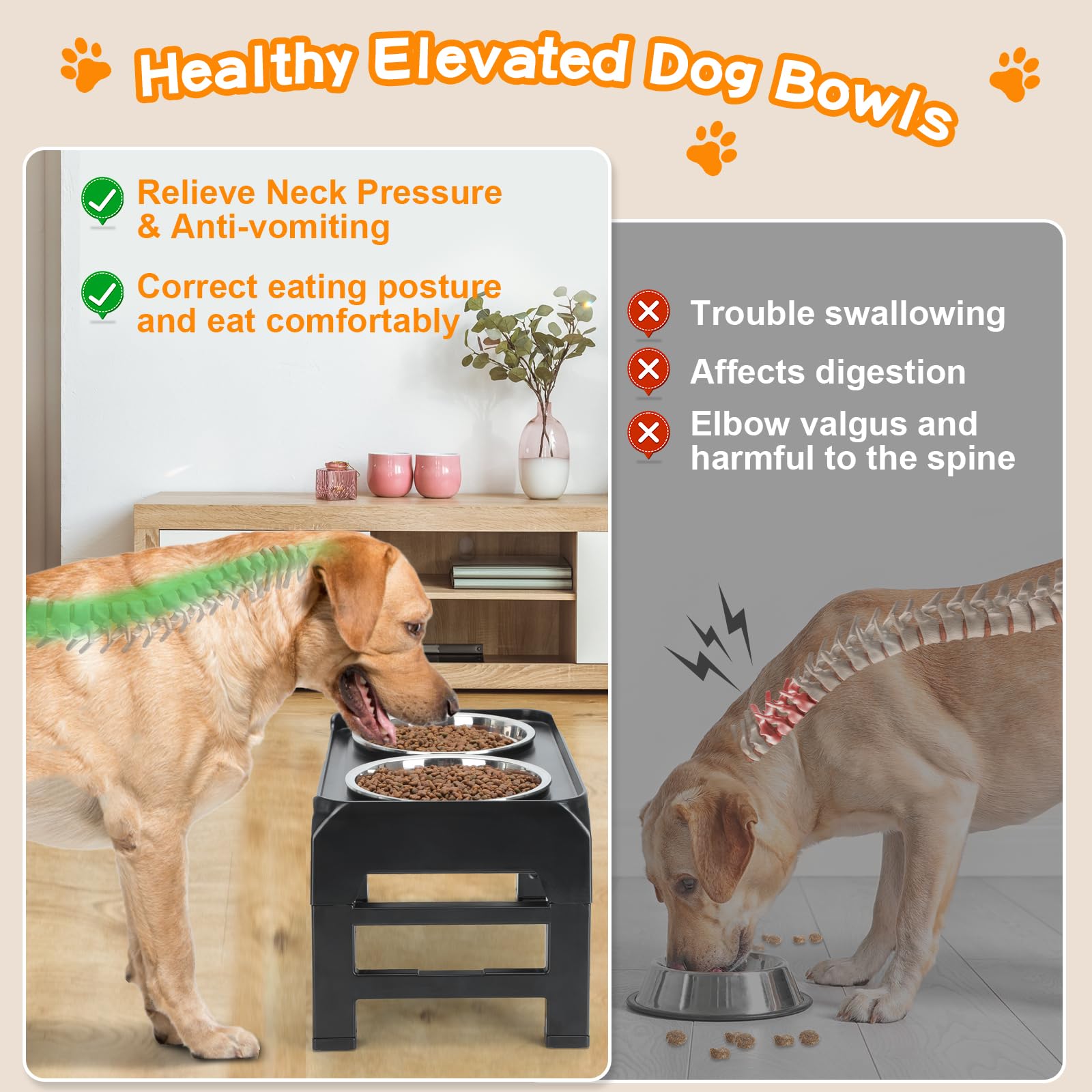 COMESOON neck and joint protection promotes ergonomic eating and comfort.