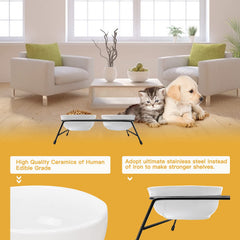 COMESOON detachable dishwasher-safe bowls simplify cleaning for busy pet parents.