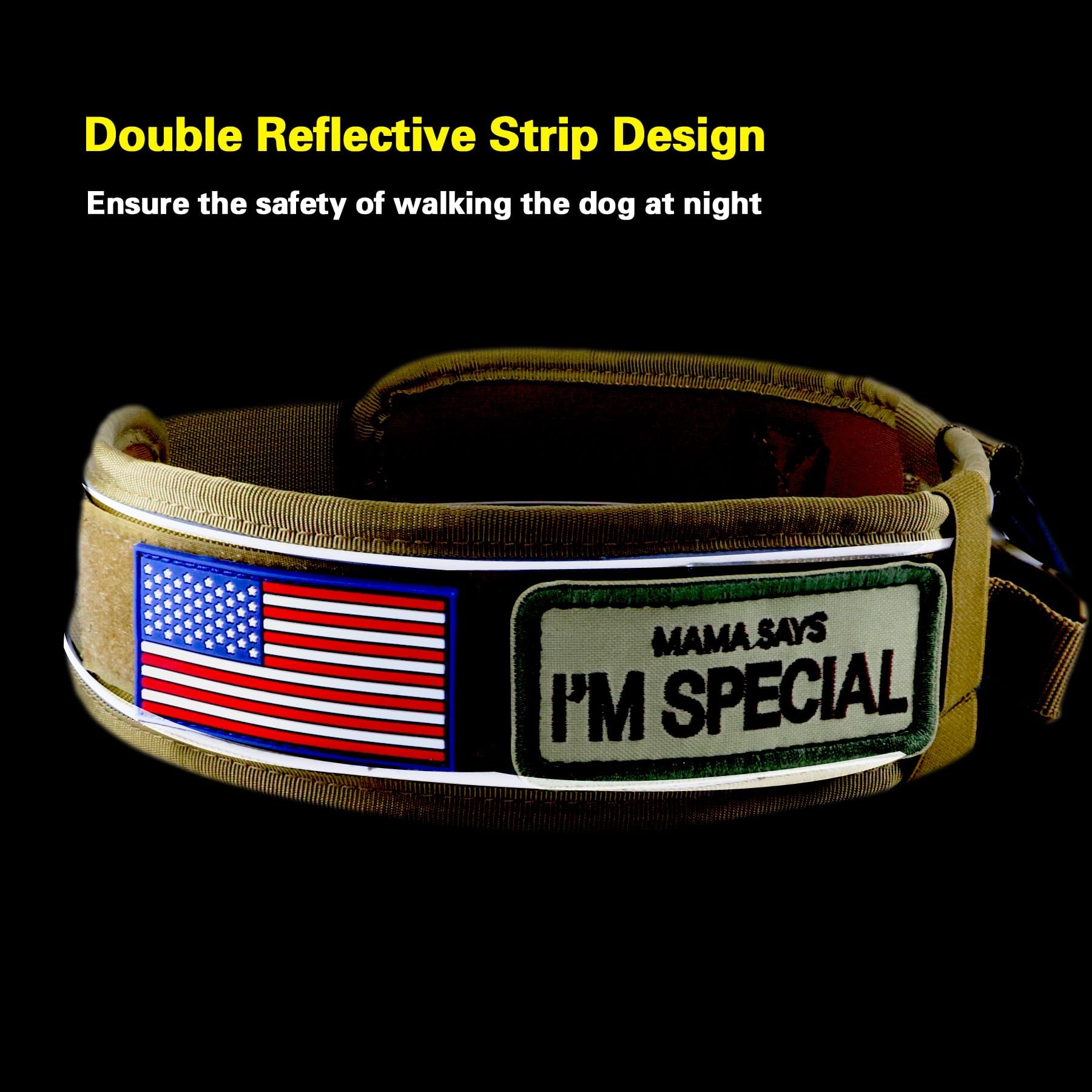 Comfluxe durable collar suitable for service or police-style training
