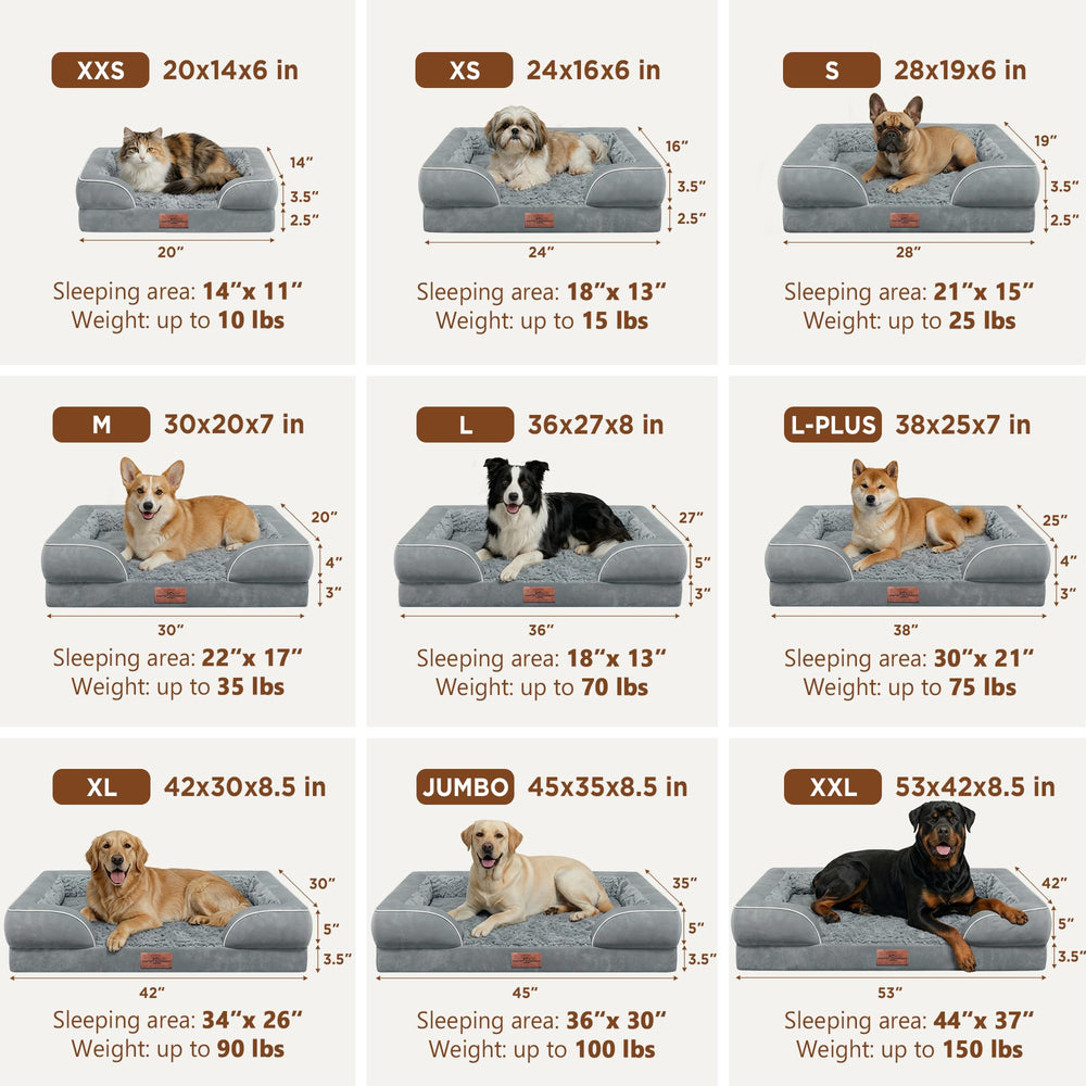 Non-slip bottom feature keeps the dog bed in place.
