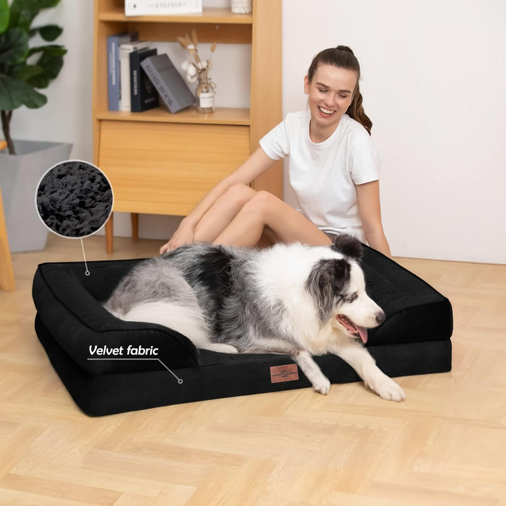 Comfort Expression non-slip bottom keeps bed steady on slick floors