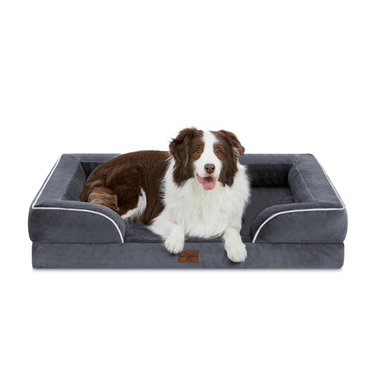Comfort Expression orthopedic bed foam close-up showing ergonomic egg crate support for joint comfort