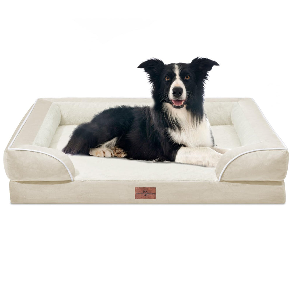 Comfort Expression orthopedic dog bed with foam core for large dogs