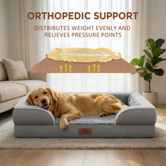 Comfort Expression bed 36x27 side view showing bolsters for secure naps.