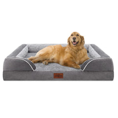 Comfort Expression orthopedic dog bed front view highlighting large size