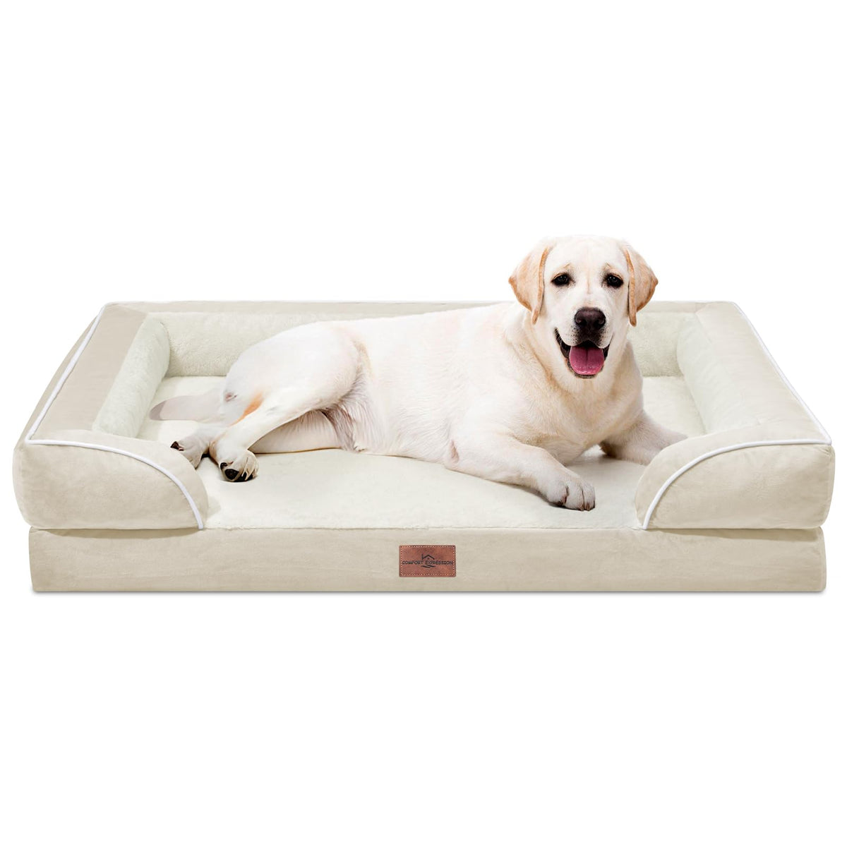 Comfort Expression orthopedic bed foam-detail supports joints.