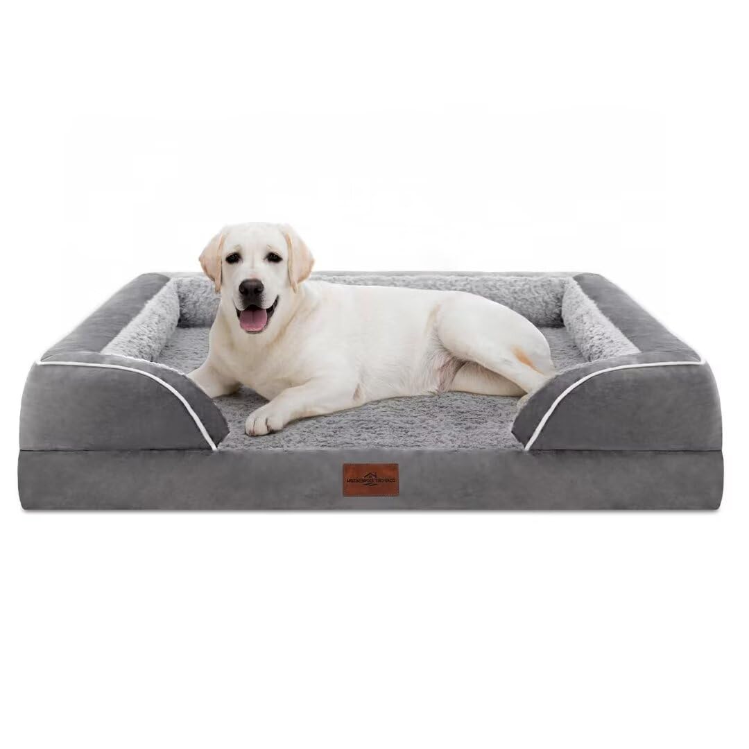 Comfort Expression XL dog bed with foam inside supports joints for deep rest