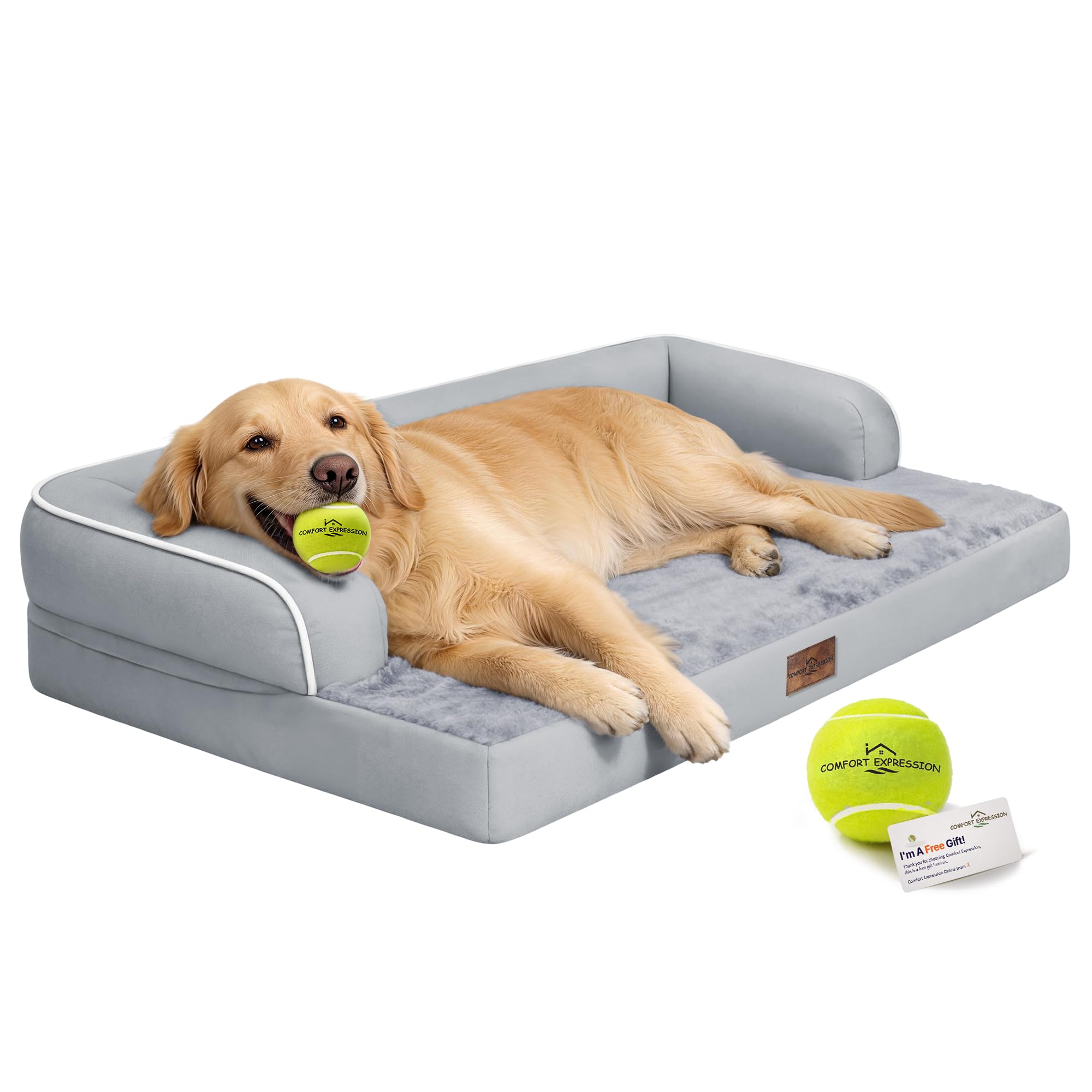Comfort Expression XL orthopedic dog bed with memory foam for joint support