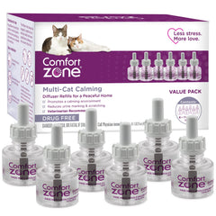Comfort Zone multi-cat refill pack delivering 30 days of calm in shared spaces.