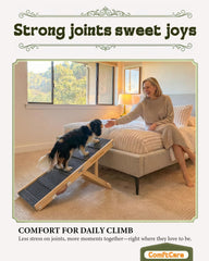 Comftcare dog ramp for couch access with non-slip surface