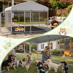 COMHOMA galvanized steel structure resists rust for long-lasting outdoor use.