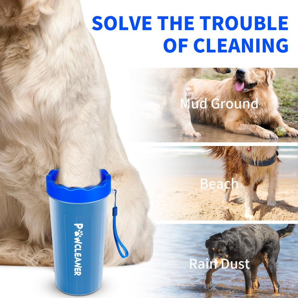Comotech two dog toothbrushes included for fresh breath and dental care.