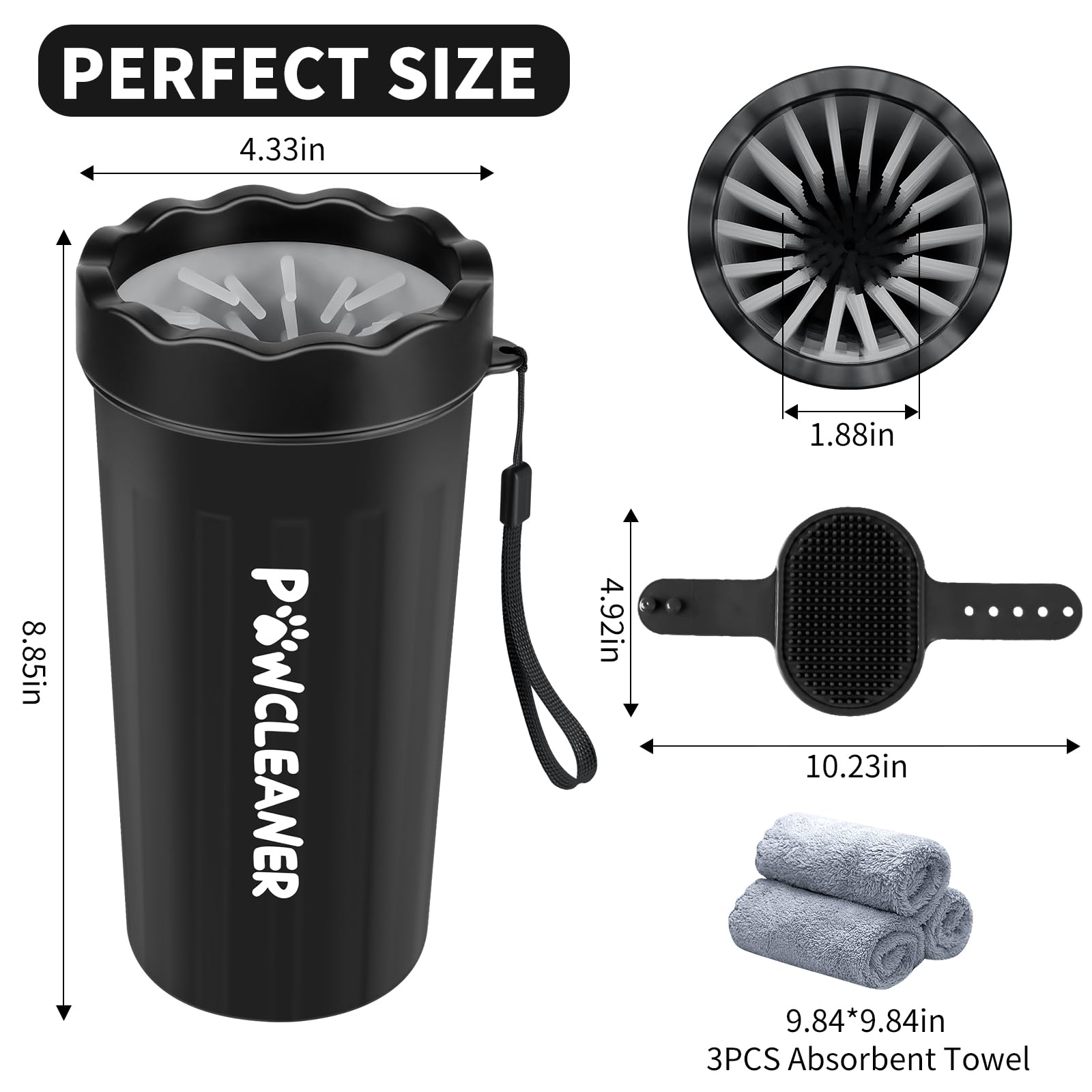 Comotech orange large paw cleaner package displayed for a complete kit.