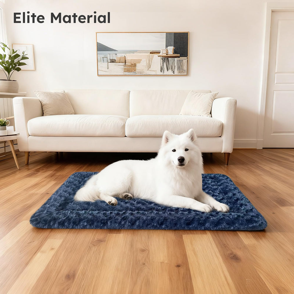 COMPAWNY canvas side on dog bed mat provides breathable comfort in heat