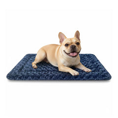 COMPAWNY dual-sided dog bed mat shows reversible design for year-round comfort