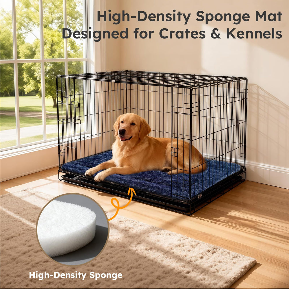 COMPAWNY small-dog crate pad keeps crates comfy and tidy