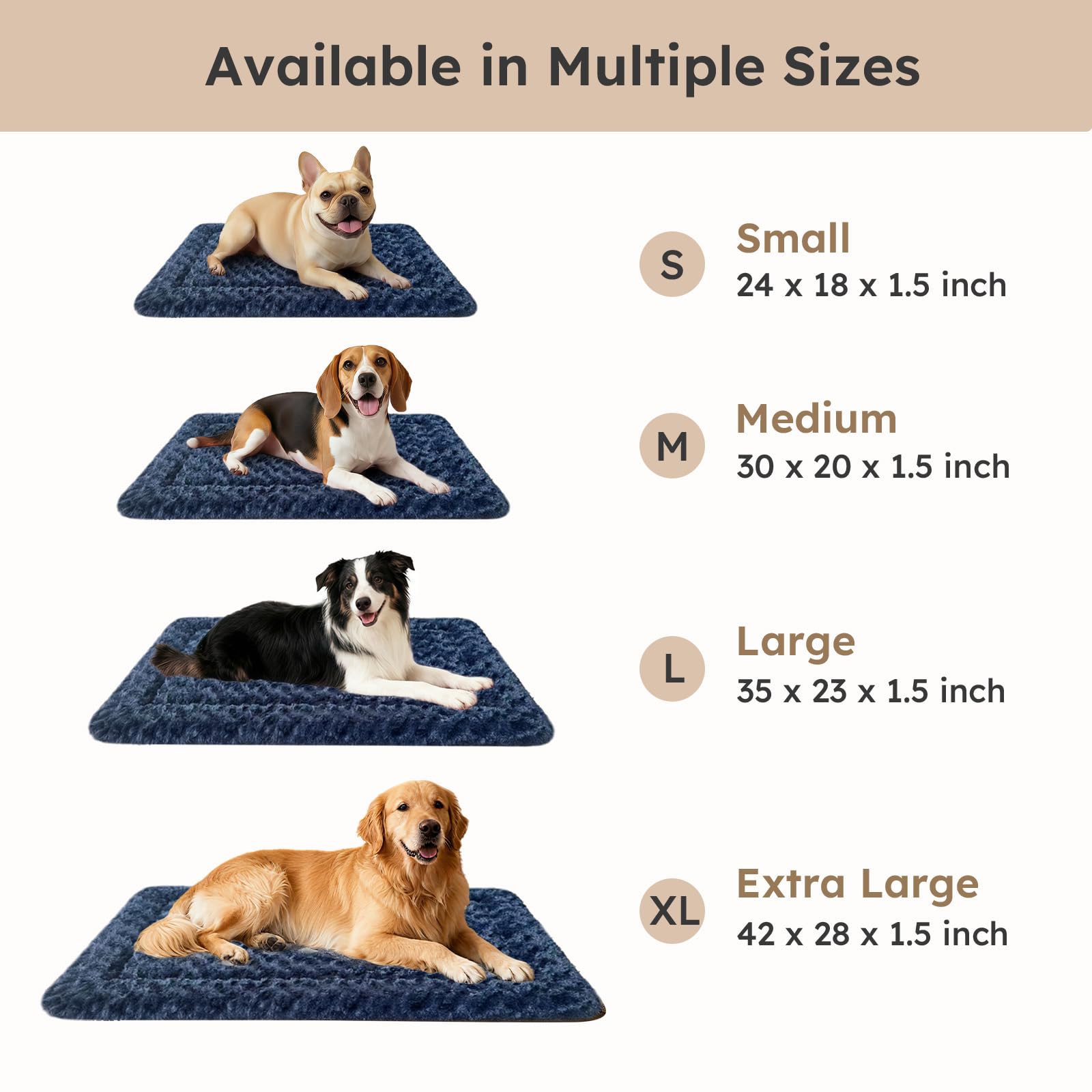 COMPAWNY indoor-outdoor use dog bed mat versatile for homes