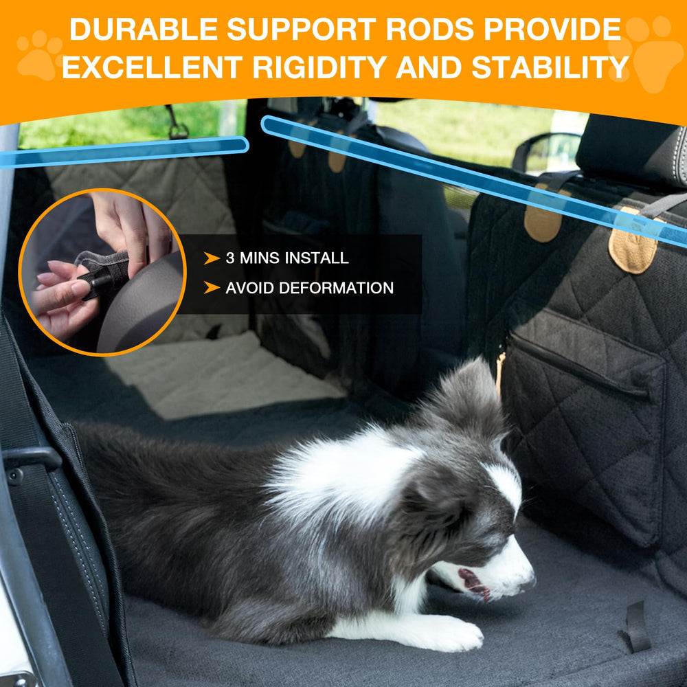 COMPAWNY breathable mesh window improves airflow and keeps treats within reach.