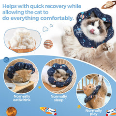 ComSaf adjustable cone cat kitten easy fit