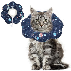 ComSaf cat cone collar in soft fabric for daily comfort