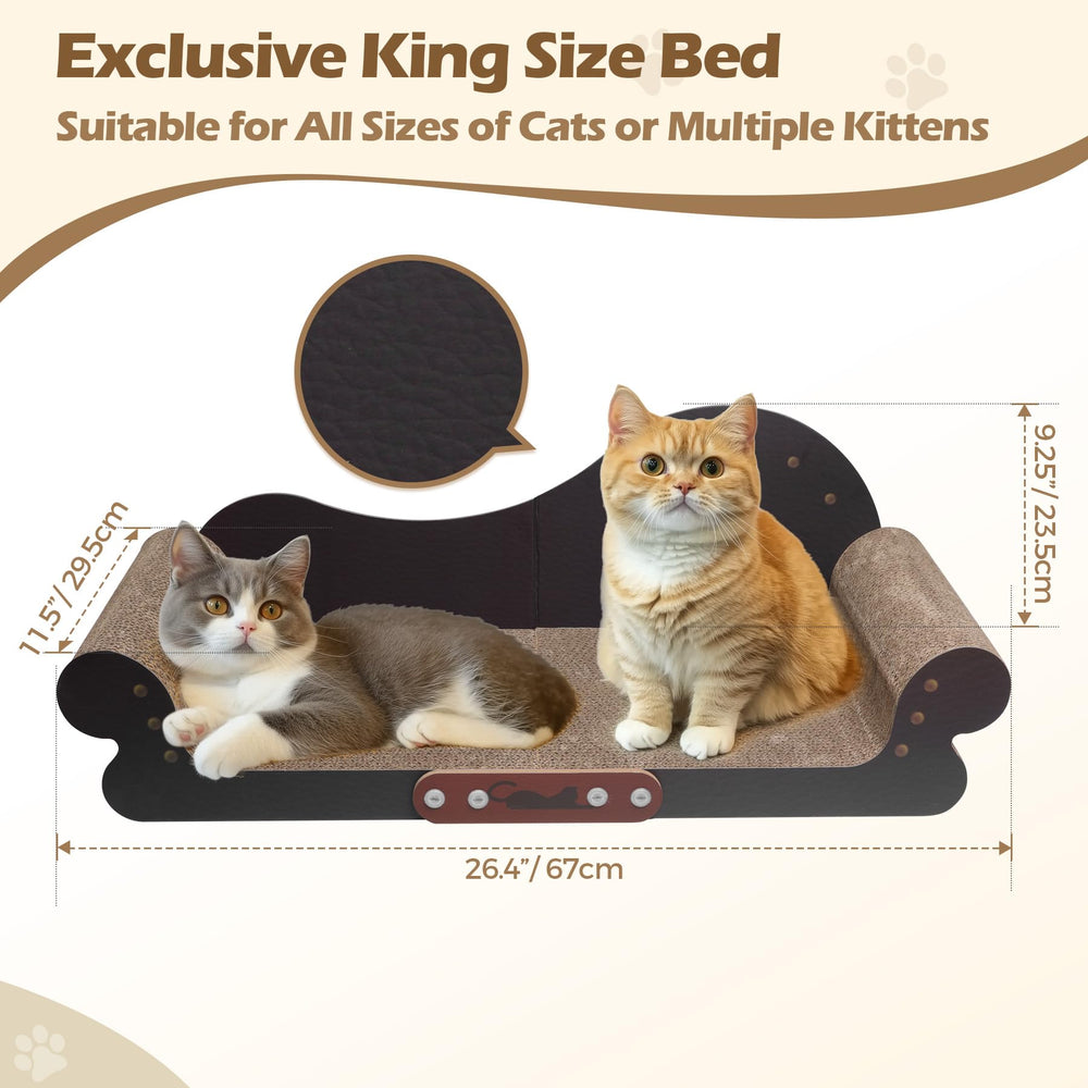 ComSaf durable-design build suggests long-lasting use for active cats and daily scratching at home.