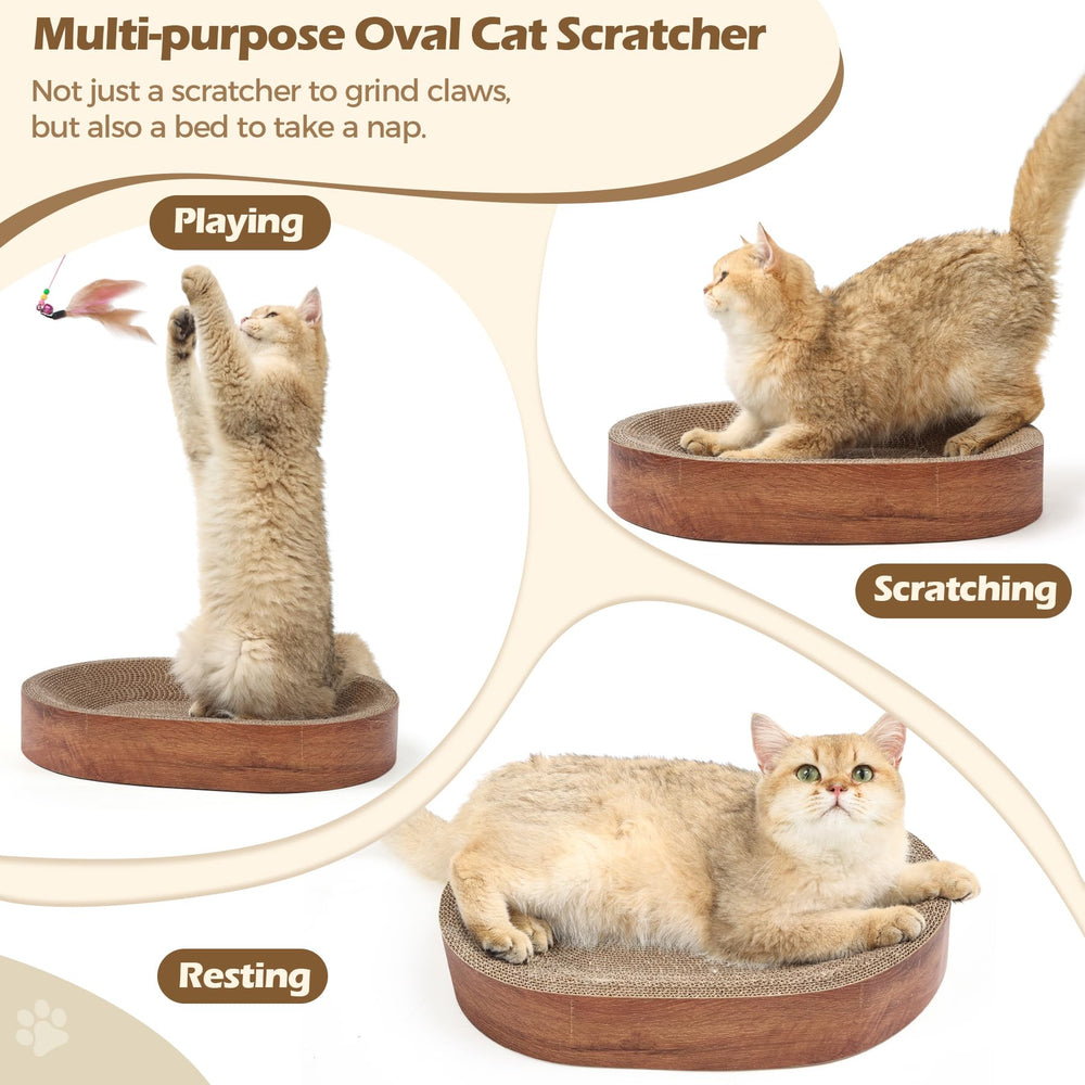 ComSaf furniture-protecting scratcher doubles as a cozy bed.