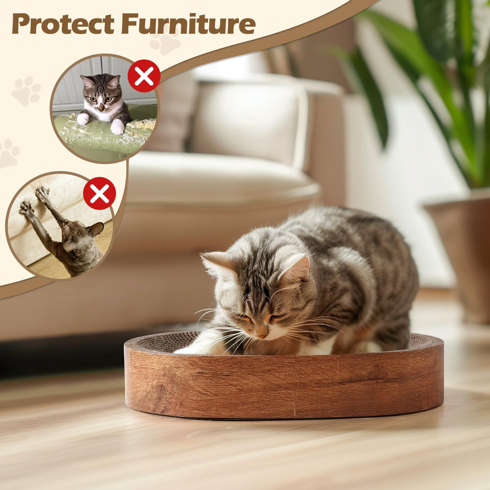 ComSaf oval zero-gravity nap pod for deep feline relaxation.