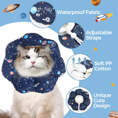 ComSaf flower-shaped design collar adds an adorable touch