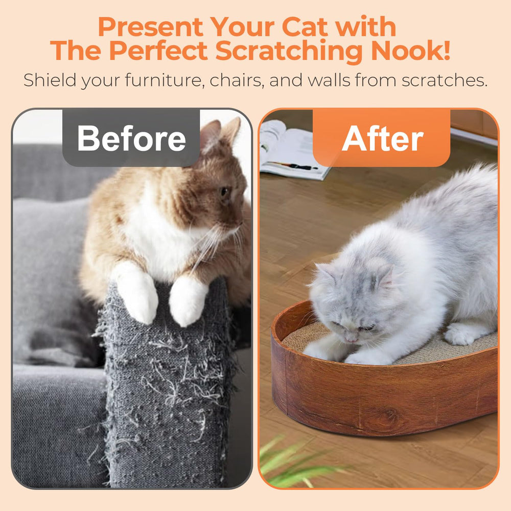 ComSaf ideal for indoor cats seeking a cozy scratch and rest spot.