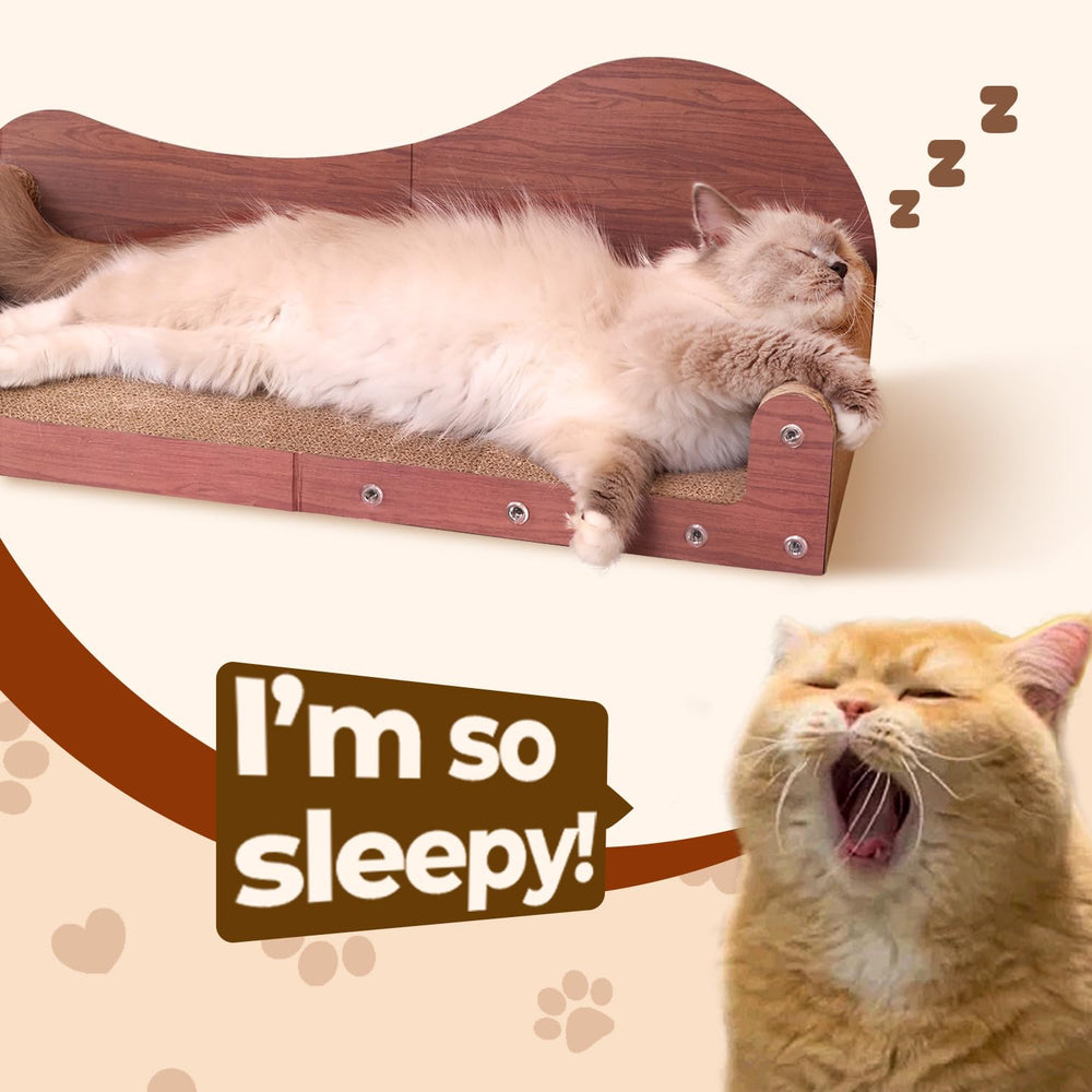 ComSaf indoor-use scratcher blends with home furniture and décor.