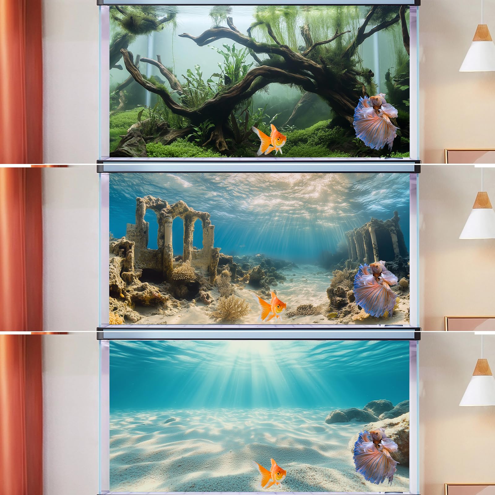COMSUN background minimizes bubbles and maintains clear imagery.
