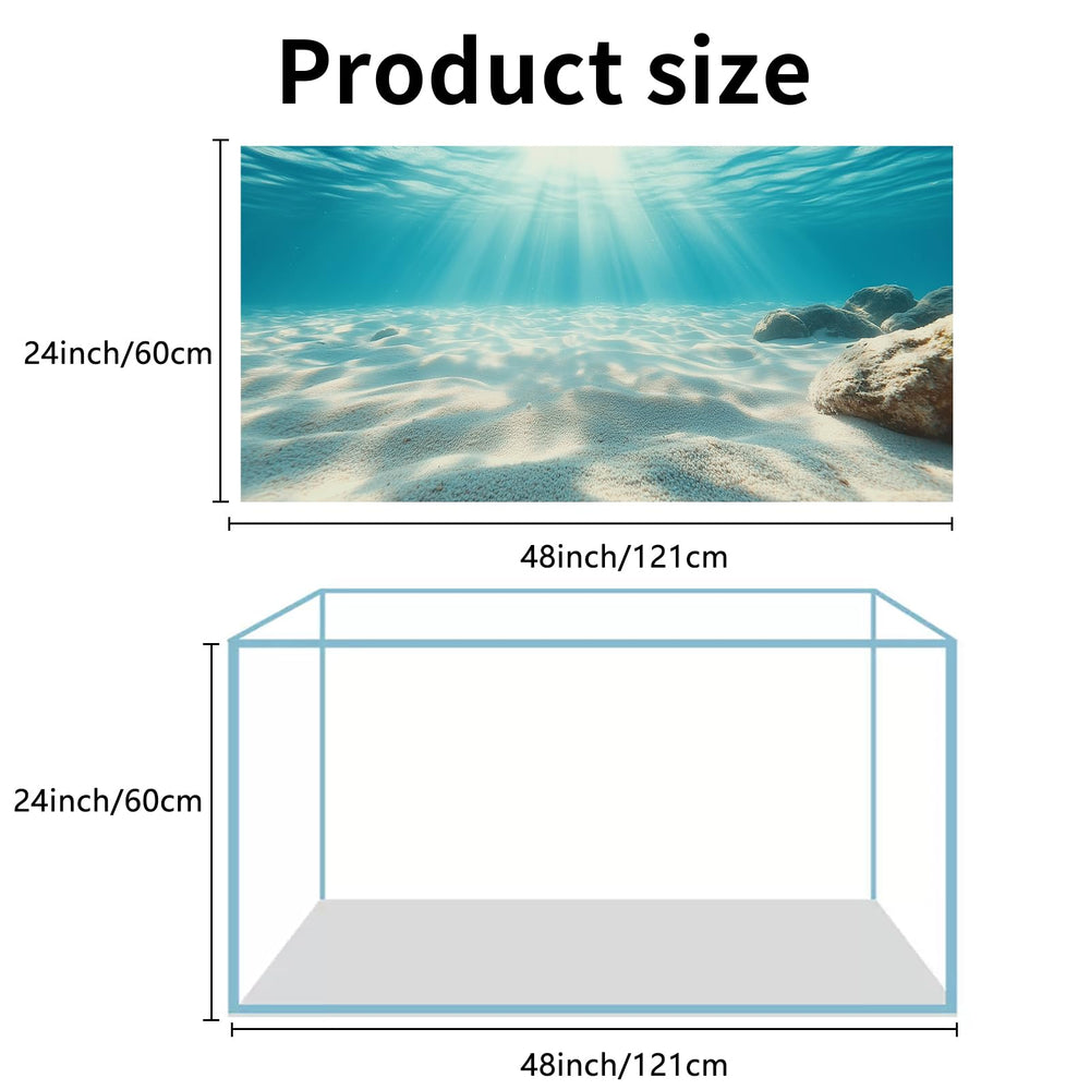 COMSUN background sunlit floor adds bright focal points for vivid tanks.