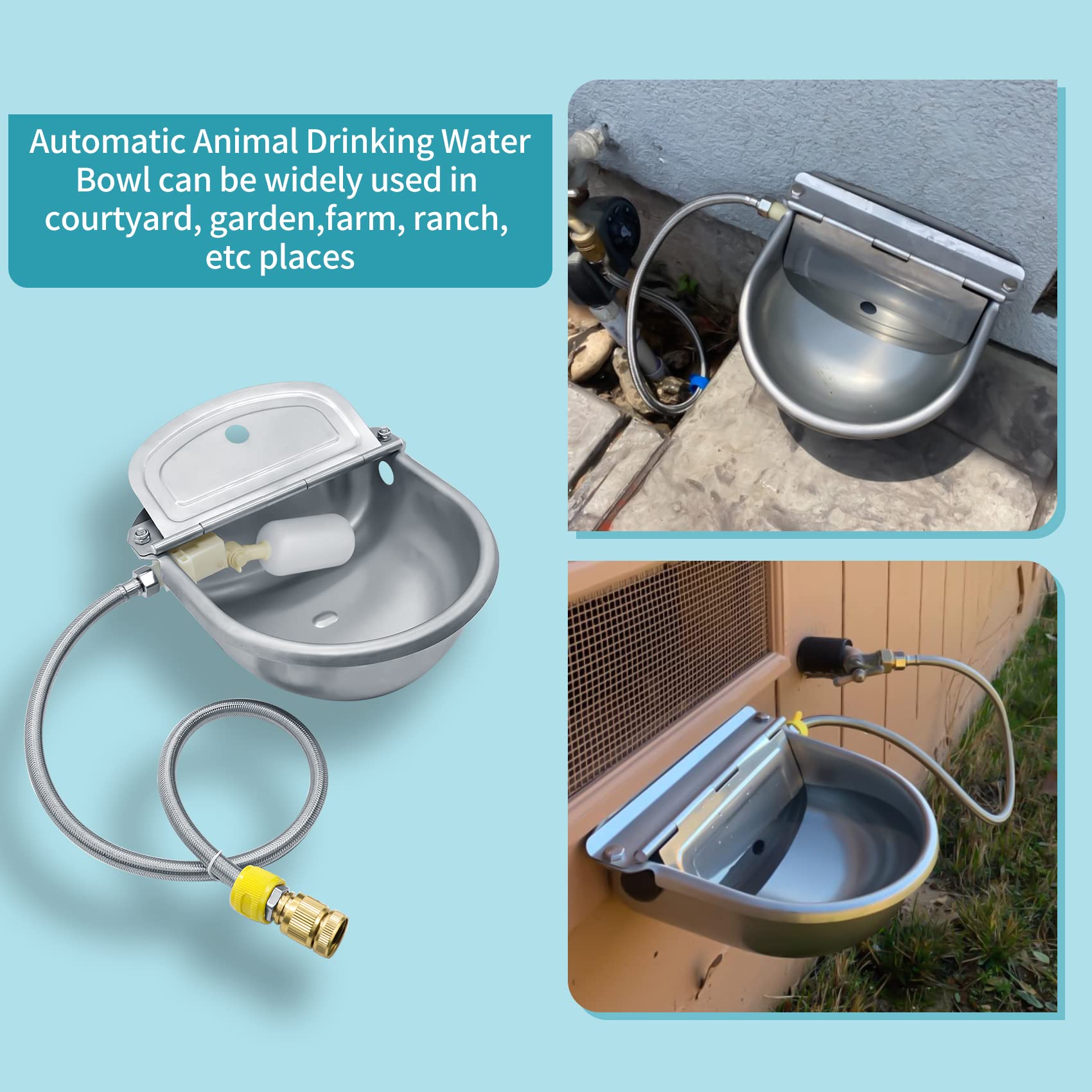 COMVIEE stainless steel bowl cleaning close up emphasizes rust resistance
