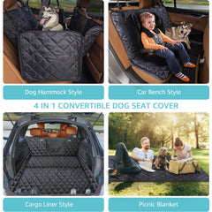 Comwish nonslip backing keeps cover in place during braking.