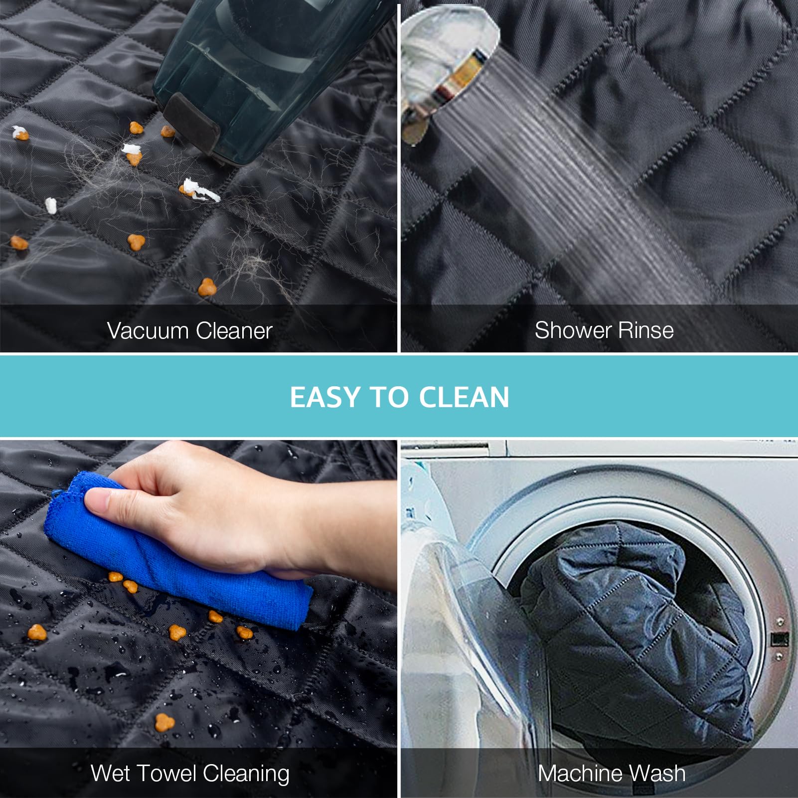 Comwish universal-fit cover adapts to most cars for family trips.