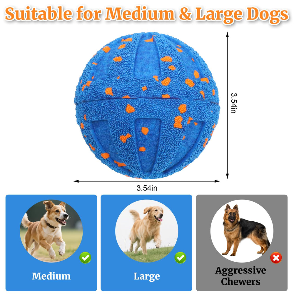 CONAMEI interactive dog ball in blue mode for high-energy jumps