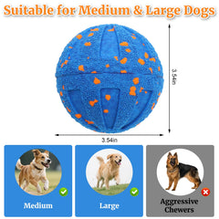 CONAMEI interactive dog ball in blue mode for high-energy jumps