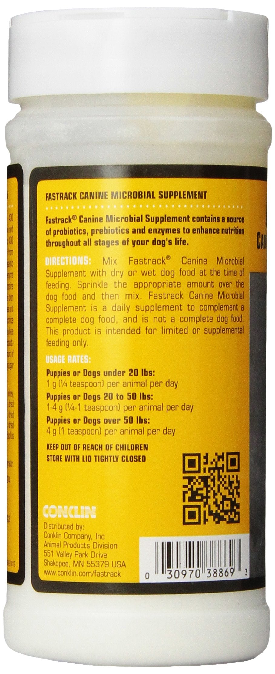 Conklin Fastrack packaging on shelf emphasizing easy feeding integration.