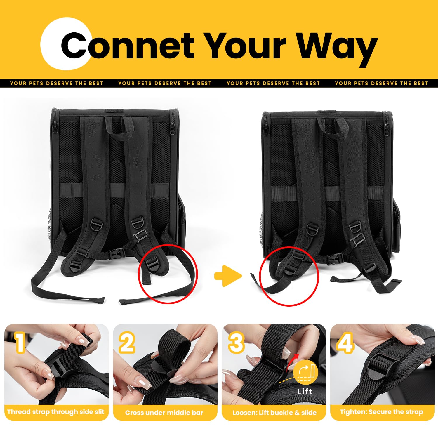 Conlun carrier with removable cushion for easy cleaning