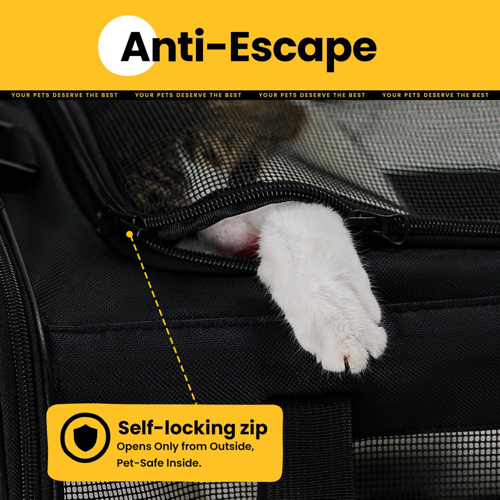 Conlun cat carrier is airline-friendly and cabin-compatible.