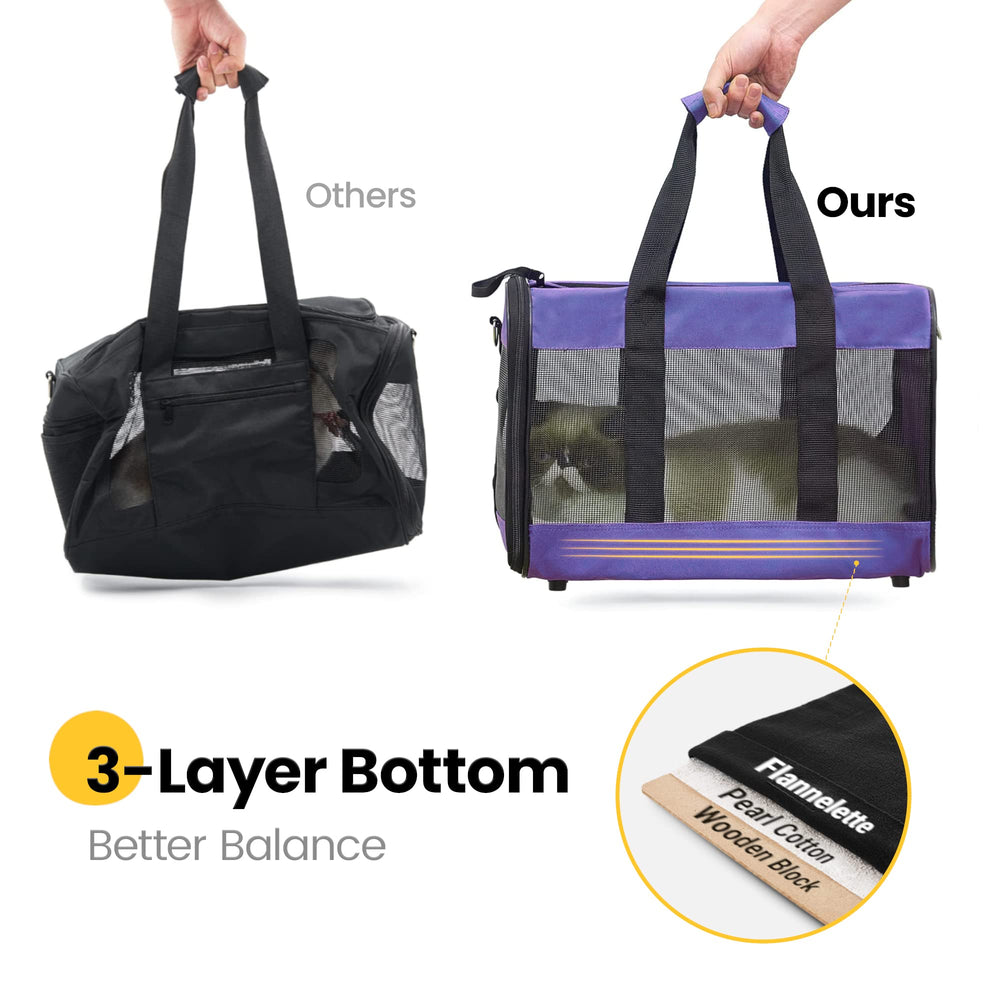Conlun Cat Carrier collapsible design for compact storage