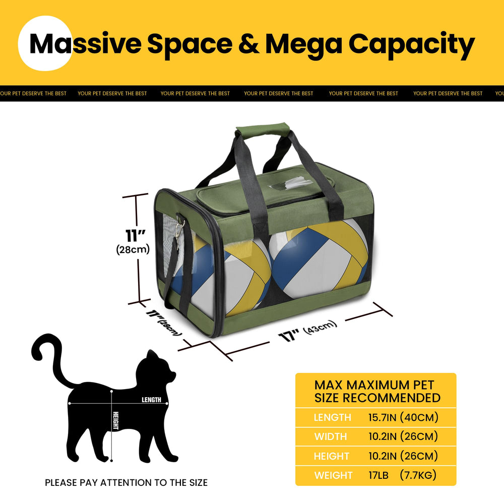 Conlun Cat Carrier inner-safety-leash: secure transport inside.